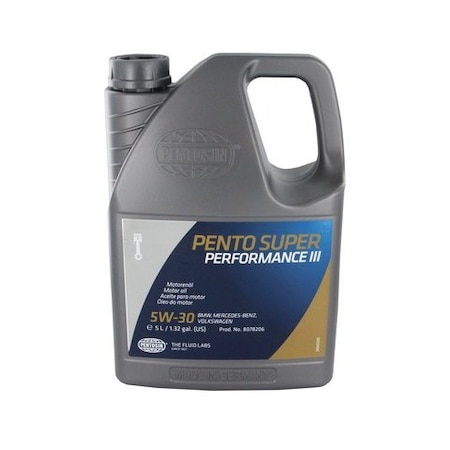 Crp Products Pentosin Pentosuper 5W30 5 Liter Engine Oil, 8078206 8078206